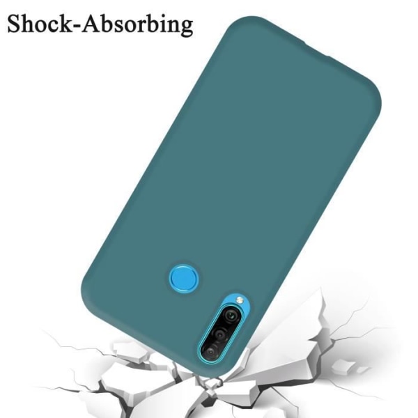 Fodral till Huawei P30 LITE i LIQUID LIGHT GREEN Cadorabo Cover Silikon TPU