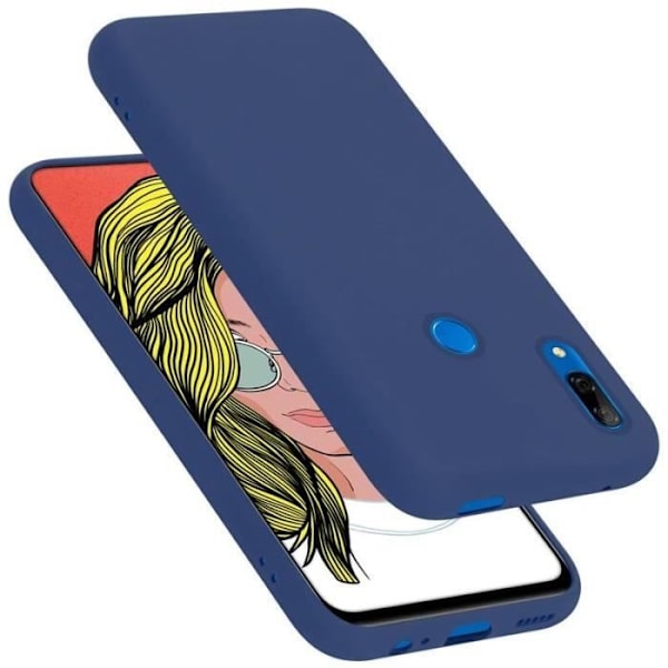 Cadorabo skal för Huawei P SMART Z / Y9 Prime 2019 / Enjoy 10 Plus - i blå - Flexibel TPU-silikon Blå