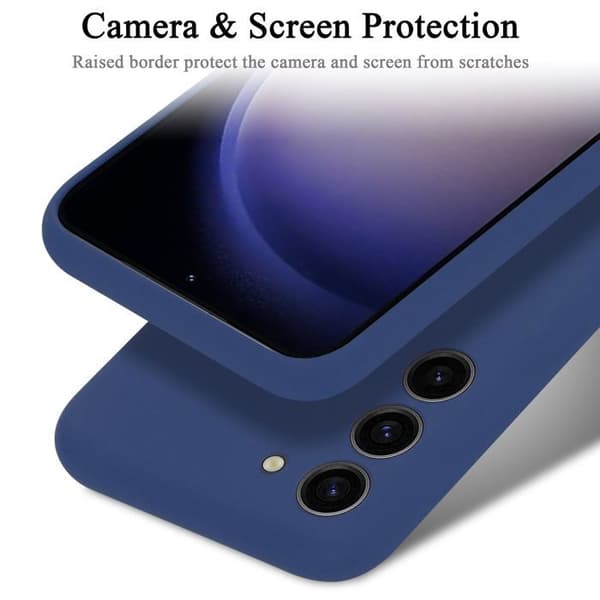 Skyddande stötsäker skal för Samsung Galaxy S23 i LIQUID BLUE Blå