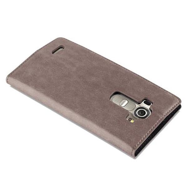 Etui för LG G4 / G4 PLUS Fodral i MÖRKBROWN brun