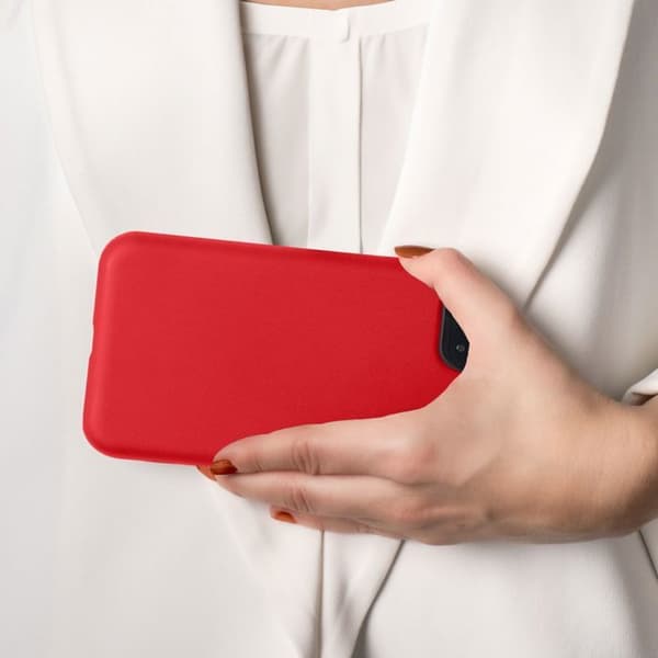 Skal för iPhone 11 PRO Stötabsorberande i LIQUID RED Röd