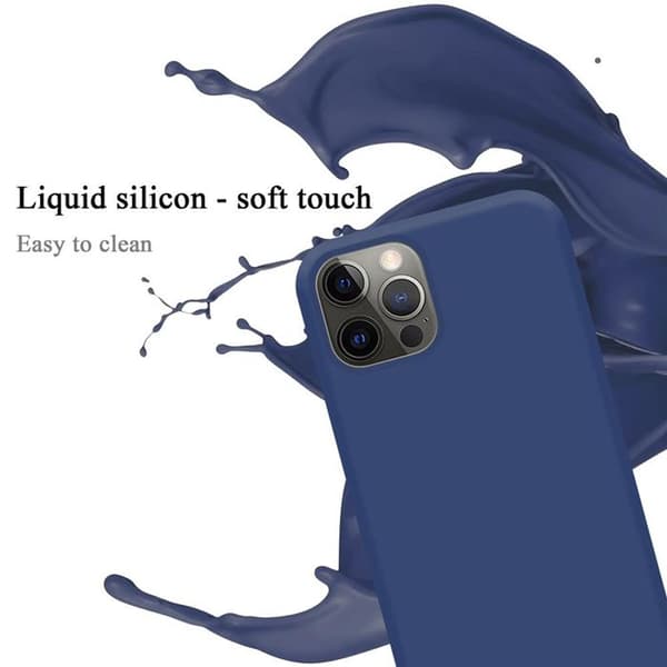 Skal för iPhone 12 / 12 PRO Stötabsorberande i LIQUID BLUE Blå