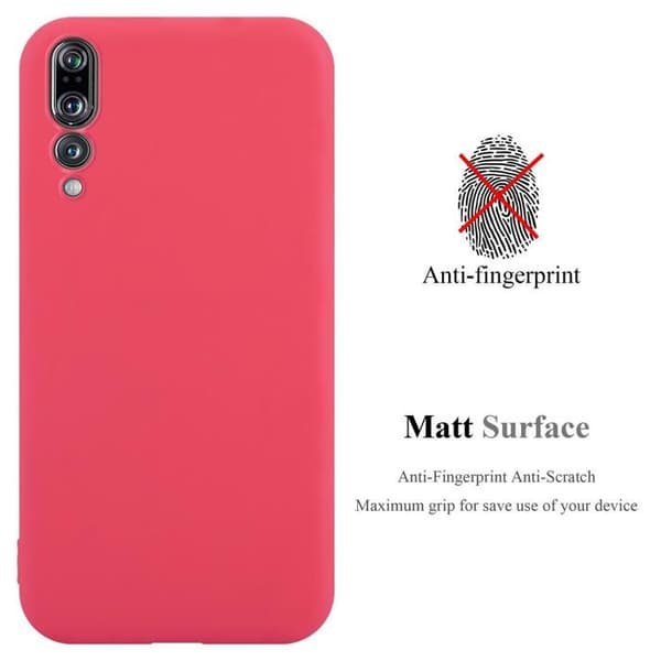 Skyddsfodral för Huawei P20 PRO / P20 PLUS CANDY RÖD Stötsäker Silikon Röd