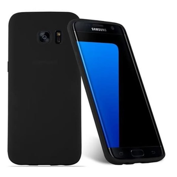 Coque Samsung Galaxy S7 EDGE - CADORABO - Design Candy - Gel TPU Silikon Mjuk - Stötsäker Svart