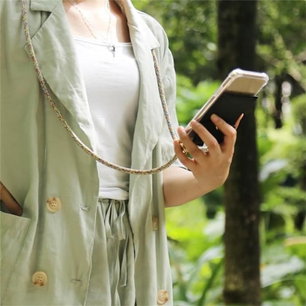 Coque Collier - CADORABO - NOVA PLUS - Silikon TPU - Regnbåge - Mångsidigt fodral med integrerad ficka Regnbåge