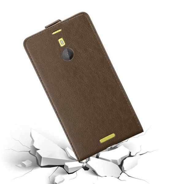 Cadorabo Fodral för Nokia Lumia 1520 Brun Fodral Nokia Lumia 1520 Fodral Nokia Lumia 1520 Plånbok