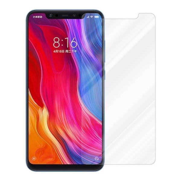 Härdat glas för Xiaomi Mi 8 TRANSP, skyddsfilm Xiaomi Mi 8 skärmfilm Xiaomi Mi 8 härdat skärm