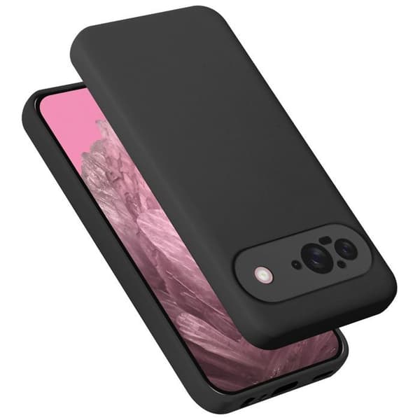Skyddsfodral för Google Pixel 9 Stötabsorberande i LIQUID BLACK Svart