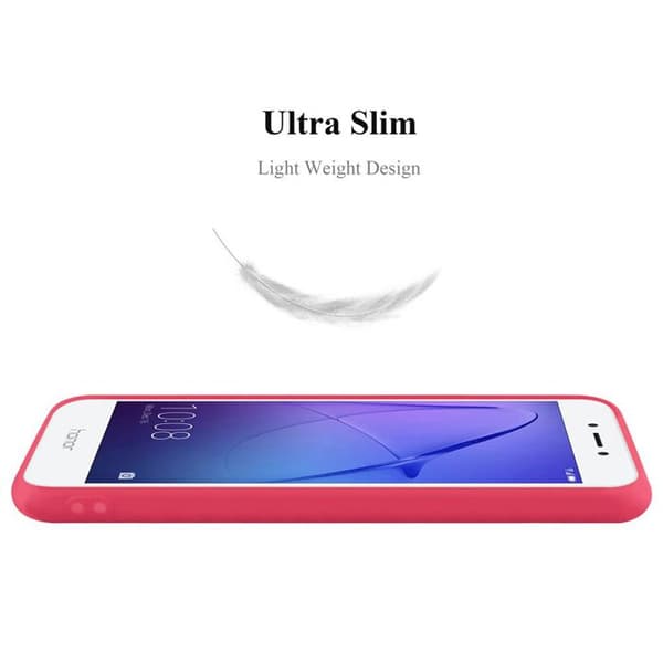 Skyddsfodral för Honor 6A PRO / 5C PRO CANDY RÖD Stötsäker Silikon Röd