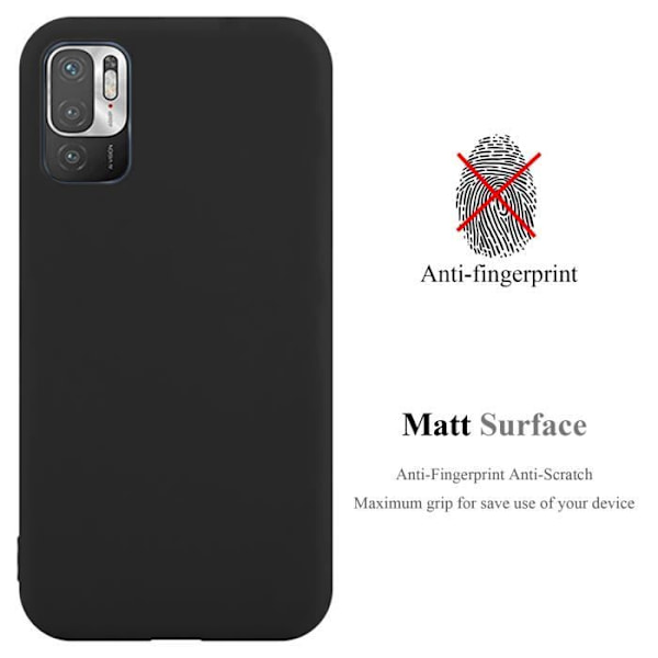 Coque - CADORABO - Xiaomi RedMi NOTE 10 5G / POCO M3 PRO 5G - Silikon TPU - Candy Noir - Stötabsorberande Skydd Candy Black