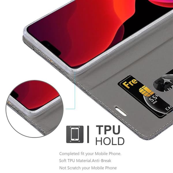 Skal för iPhone 12 PRO MAX i GRÅSVART Fodral Skydd antichock Grå
