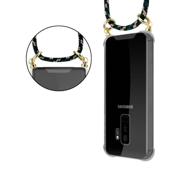 Cadorabo Halsbandsfodral för Samsung Galaxy S9 PLUS i CAMOUFLAGE.