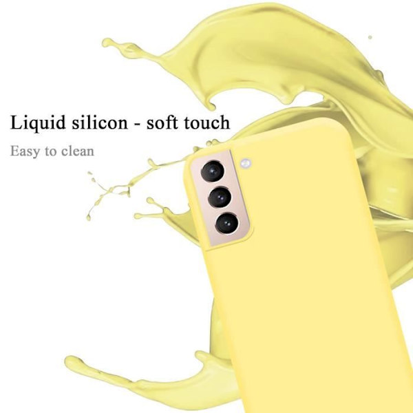 Coque - CADORABO - Samsung Galaxy S21 PLUS - Silikon TPU - Gul - Stötte skydd Gul
