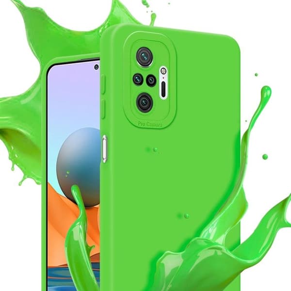 Skyddsfodral för Xiaomi RedMi NOTE 10 PRO i FLUID GRÖN Stötsäker Grön