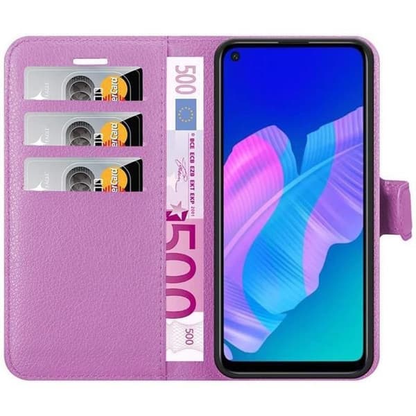 Etui för Huawei P40 LITE E i ORKIDÉER VIOLETT Violett