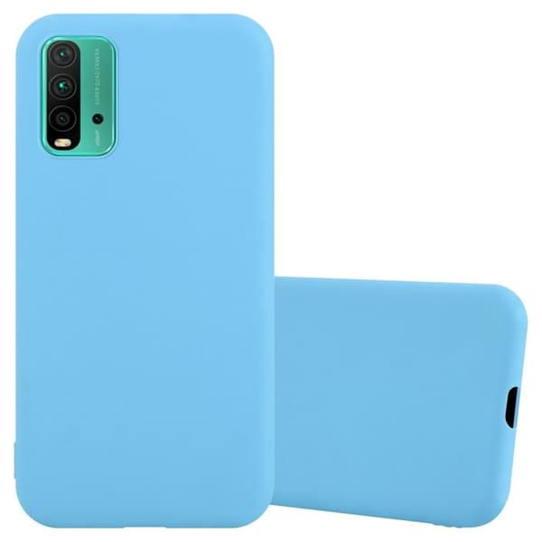 Skyddsfodral för Xiaomi RedMi 9T / POCO M3 CANDY BLÅ Stötsäker Silikon Blå