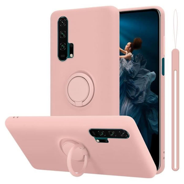 Etui för Honor 20 PRO - CADORABO - Silicone TPU - Mjuk skydd - Tunn design - Färg Rosa Rosa