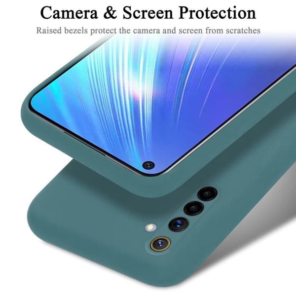 Skyddsfodral för Realme 6 4G / 6s Stötskydd i LIQUID GREEN Grön