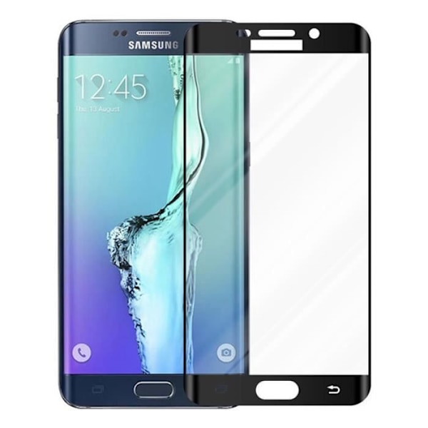 Cadorabo härdat glas för Samsung Galaxy S6 EDGE PLUS Svart filmskydd Samsung Galaxy S6 EDGE PLUS Svart