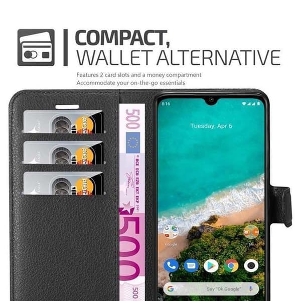 Etui för Xiaomi Mi A3 i JETSVART Svart