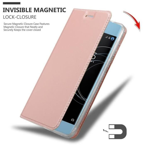 Cadorabo Fodral till Sony Xperia XA1 PLUS i CLASSY ROSE GULD