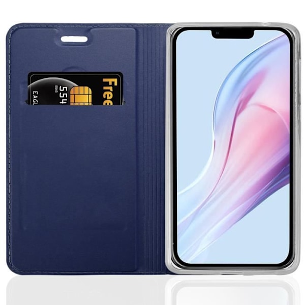 Coque - CADORABO - iPhone 13 PRO - Klassiskt Mörkblå - Magnetisk Stängning - Skyddshölje Mörkblå
