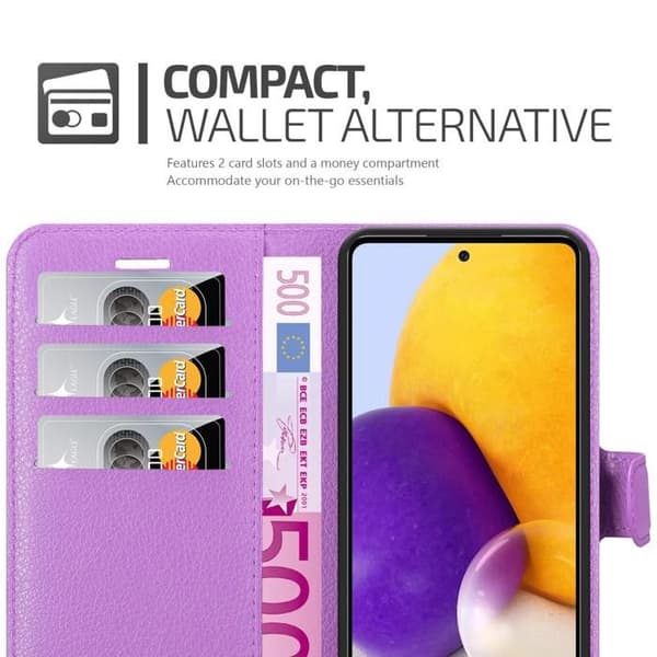 Etui för Samsung Galaxy A73 5G i ORKIDÉER VIOLETT Violett