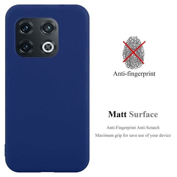 Coque för OnePlus 10 PRO 5G Etui i MÖRK CANDYBLÅ Hölje Fodral Skydd Silikon TPU Fodral Blå