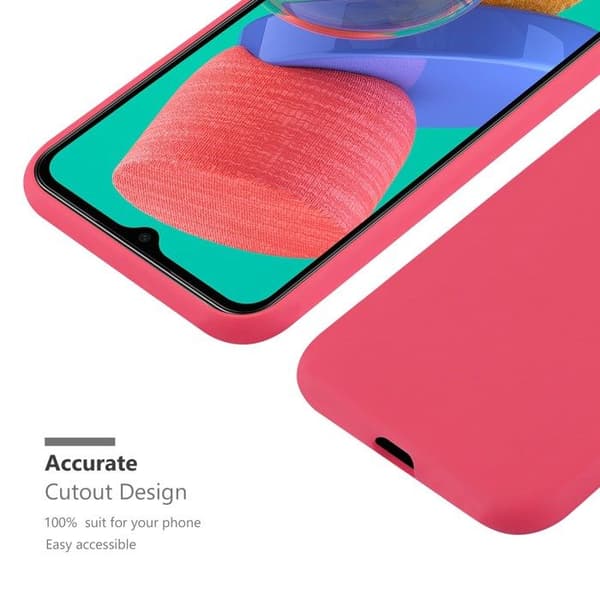 Skyddsfodral för Samsung Galaxy M33 5G CANDY RÖD Stötsäker Silikon Röd