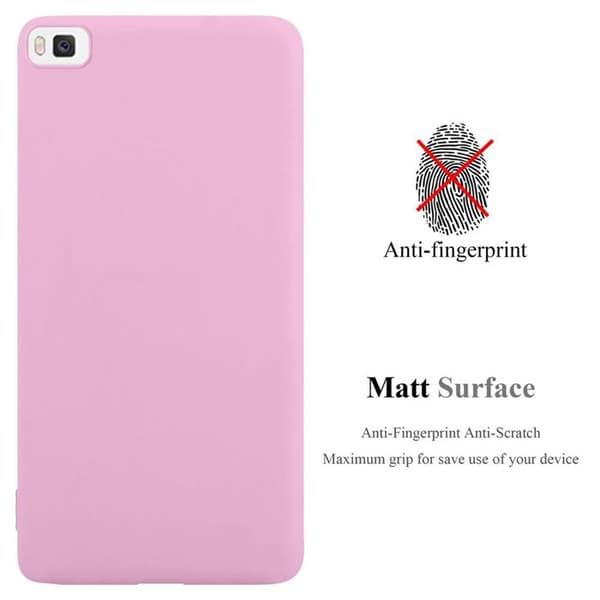Skyddsfodral för Huawei P8 CANDY ROSE VIF Stötsäker Silikon Ros