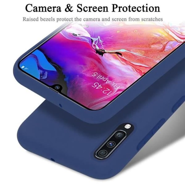 Cadorabo coque för Samsung Galaxy A70/A70S - i blå - Flexibelt TPU-silikon Blå