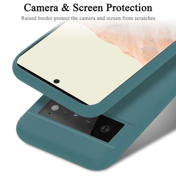 Skal för Google PIXEL 6 PRO Stötabsorberande i LIQUID GREEN Grön