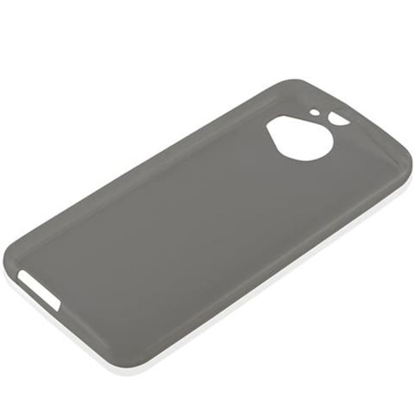 Coque för HTC ONE M9 PLUS / ONE ME Fodral i SVART GENOMSIKTIG Etui Case Skydd Silikon TPU mobiltelefon Svart