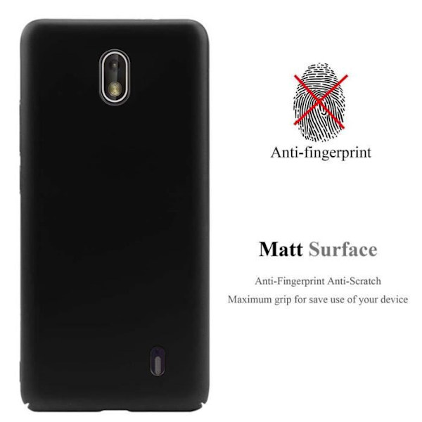 Coque - CADORABO - Nokia 1 2018 - Metallisk - Stötteförsvar - Elegant design Svart