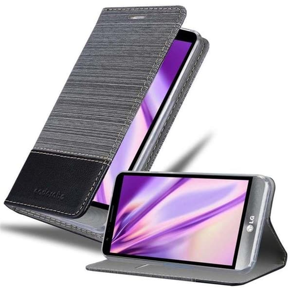 Fodral för LG STYLUS 3 Skydd i GRÅ SVART Etui Case