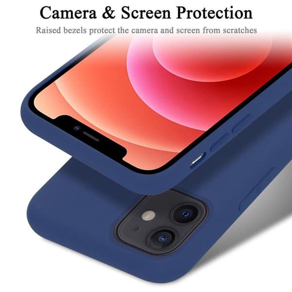 Skal för iPhone 12 MINI Stötskydd i LIQUID BLUE Blå