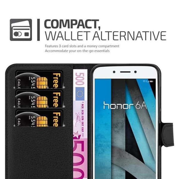 Etui för Honor 6A i JETSVART Svart