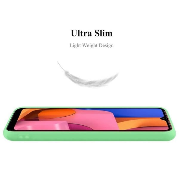 Fodral för Samsung Galaxy A20s i CANDY PASTELL GREEN Cadorabo Cover Protection Silikon TPU Fodral