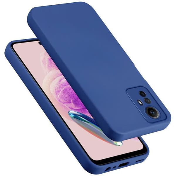 Skyddande stötsäker skal för Redmi Note 12S i LIQUID BLUE Blå