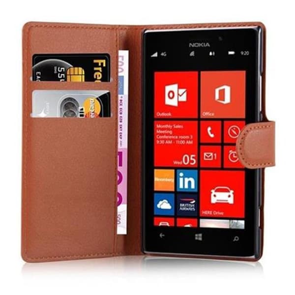 Fodral för Nokia Lumia 925 i NÖTBRUN brun