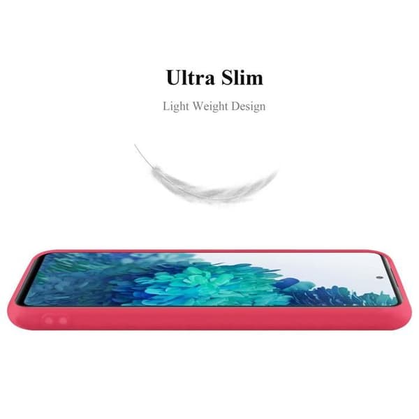 Skyddsfodral för Samsung Galaxy S20 FE CANDY RÖD Stötsäker Silikon Röd