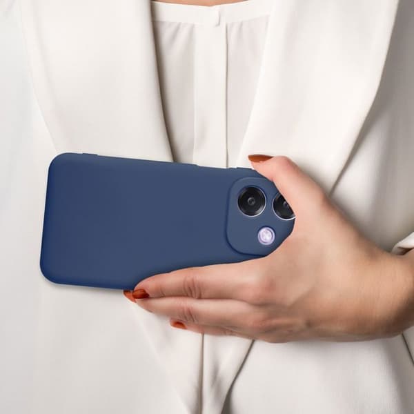 Skyddande stötsäker skal för Oppo A40 i LIQUID BLUE Blå