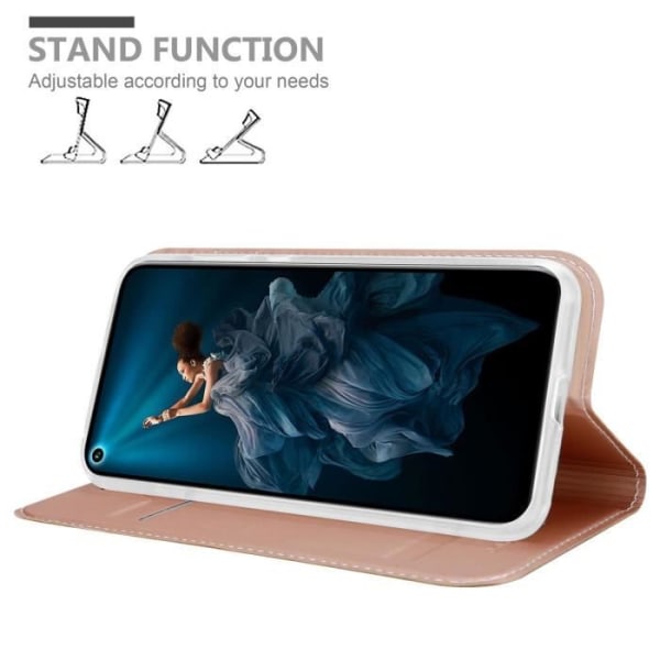 Fodral för Honor 20 PRO Fodral i CLASSY ROSE GOLD Fodral Fodral Skydd Magnetisk stängning Plånbok