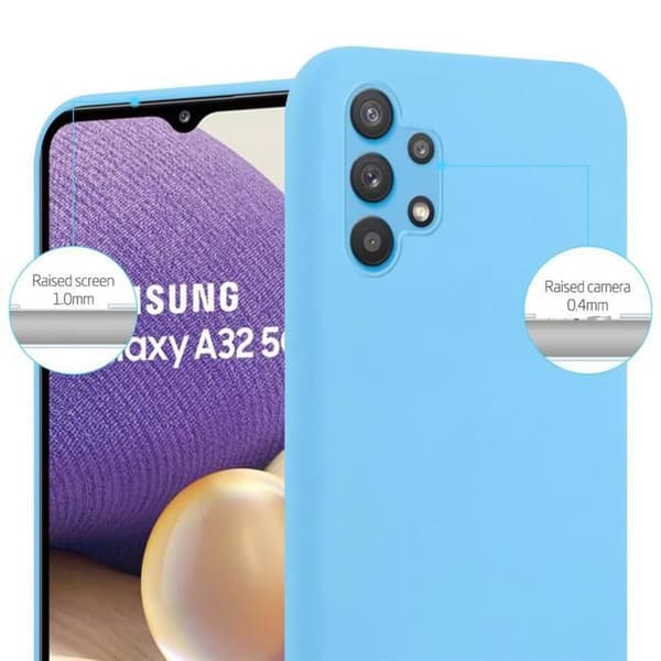 Skyddsfodral för Samsung Galaxy A32 4G CANDY BLÅ Stötabsorberande Silikon Blå