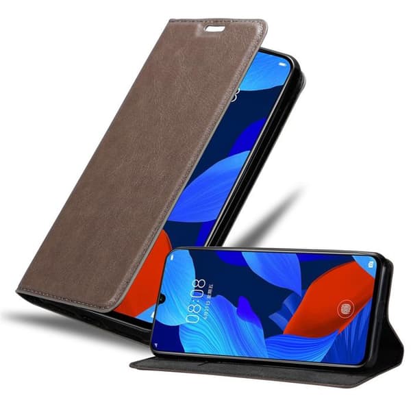 Etui för Huawei NOVA 5 / 5 PRO Fodral i MÖRK BRUN brun