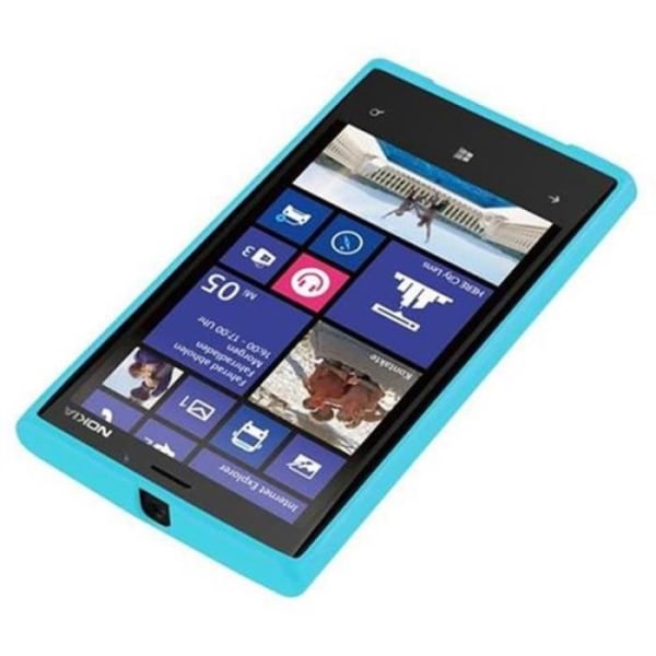 Fodral Nokia Lumia 920 JELLY LIGHT BLUE Cadorabo DESIGN JELLY Cover TPU Silikonskydd Fodral Skal Ultra Slim Bumper