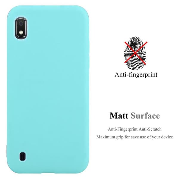 Skyddsfodral för Samsung Galaxy A10 / M10 CANDY BLÅ Stötabsorberande Silikon Blå