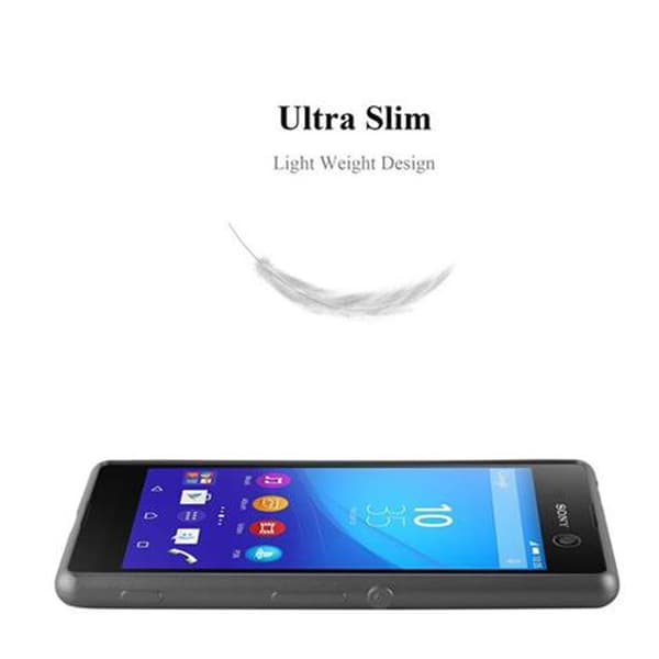 Skyddsfodral för Sony Xperia M5 Skyddsfodral i MATTS GRÅ METALLISK design Grå