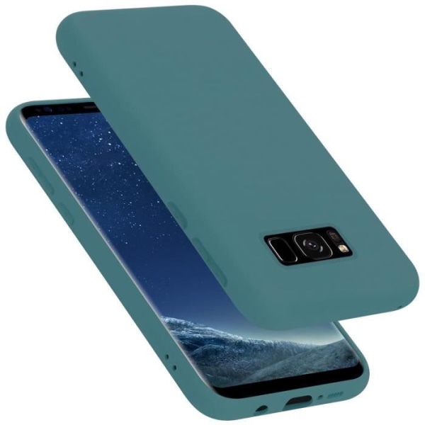 Fodral för Samsung Galaxy S8 PLUS i LIQUID LIGHT GREEN Cadorabo Cover Silikon TPU