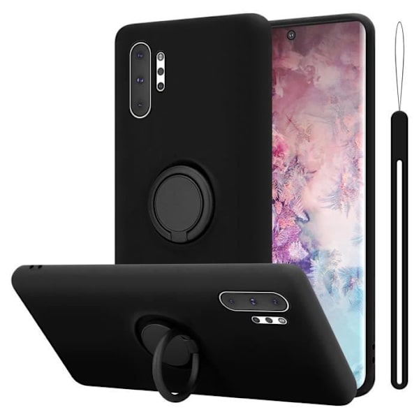 Coque - CADORABO - Samsung Galaxy NOTE 10 PLUS - Skydd i TPU-silikon - Tunn och lätt design - Svart Svart